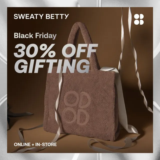 Sweaty Betty Black Friday ad: 30% OFF GIFTING
