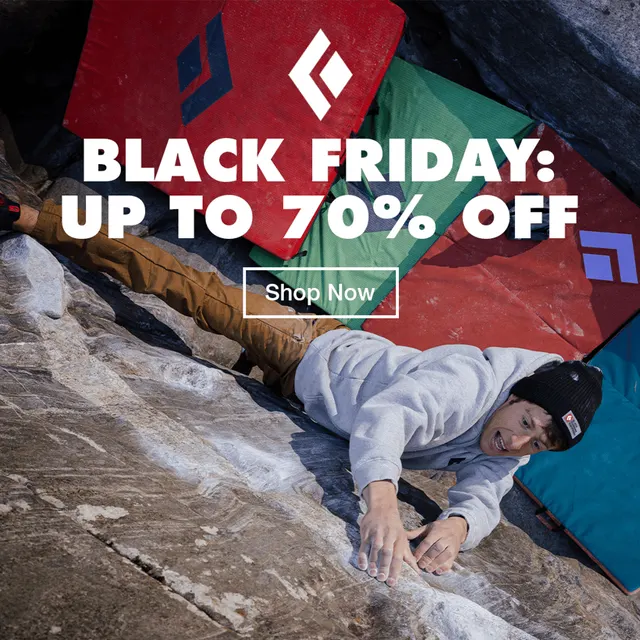 Black Diamond Black Friday ad: UP TO 70% OFF