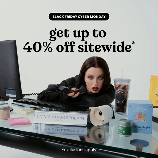 Chamberlain Coffee Black Friday ad: up to 40% off sitewide