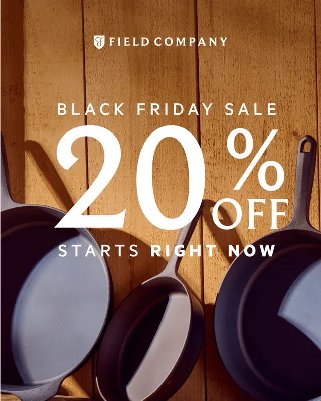 Field Company Black Friday ad: 20% OFF