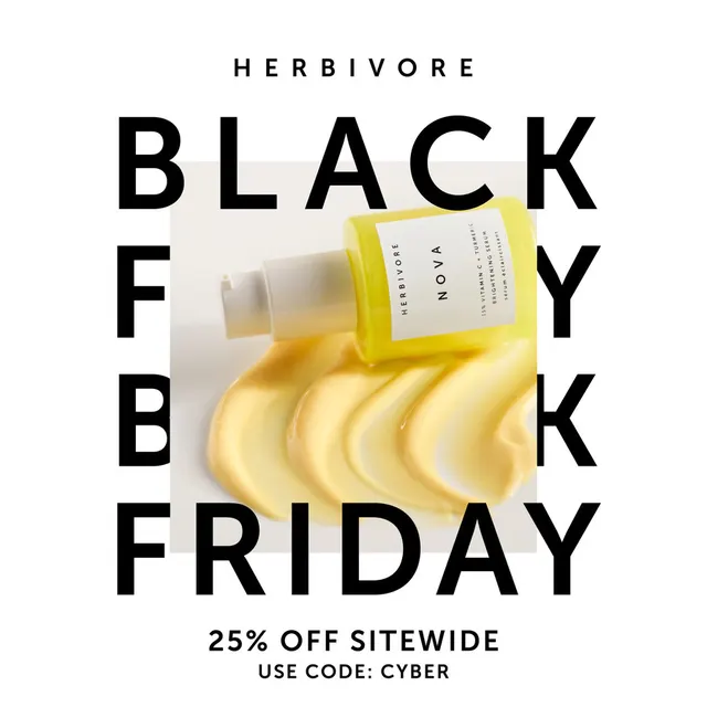 Herbivore Botanicals Black Friday ad: 25% OFF SITEWIDE