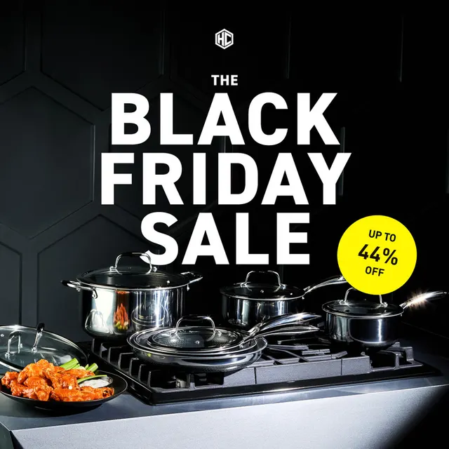 HexClad Black Friday ad: UP TO 44% OFF