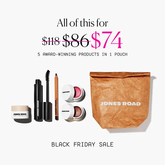 Jones Road Beauty Black Friday ad: $118 $86 $74