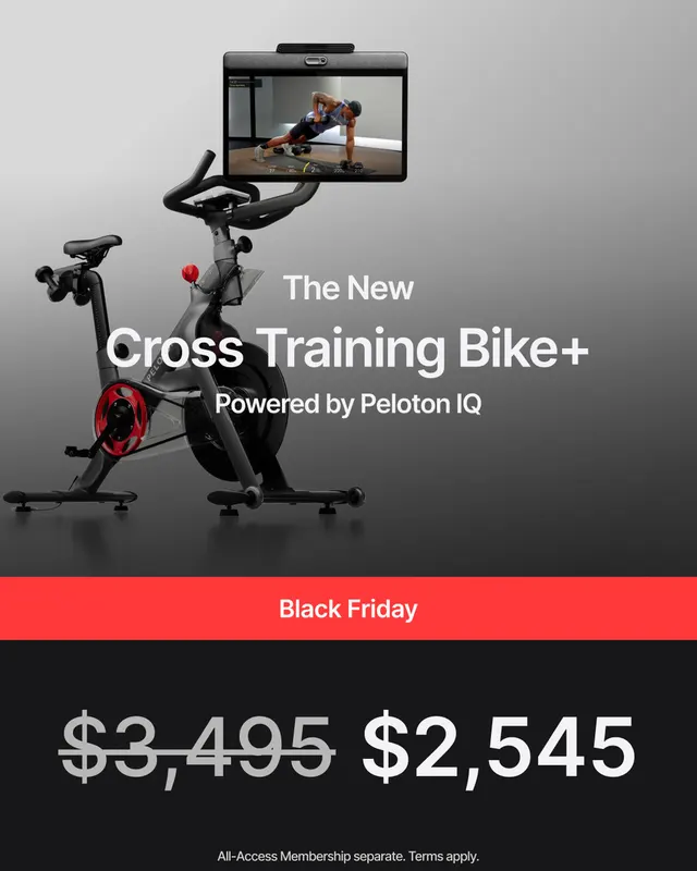 Peloton Black Friday ad: $3,495 $2,545