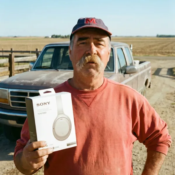 Headphones ad creative